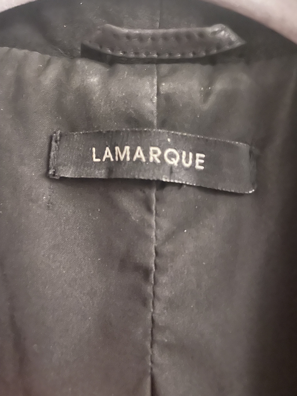 LAMARQUE Men's Black Jacket & Coat - Classic Black Finish